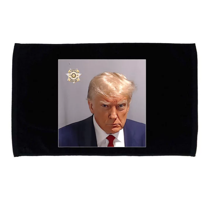 Donald Trump Mugshot | Trump Mug Shot Trending Microfiber Hand Towel