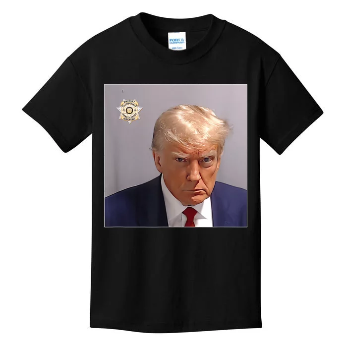 Donald Trump Mugshot | Trump Mug Shot Trending Kids T-Shirt