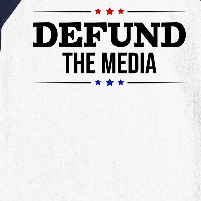 Defund The Media USA Baseball Sleeve Shirt