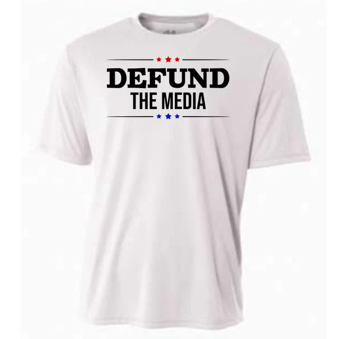 Defund The Media USA Cooling Performance Crew T-Shirt