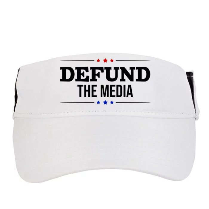 Defund The Media USA Adult Drive Performance Visor