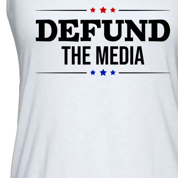 Defund The Media USA Ladies Essential Flowy Tank