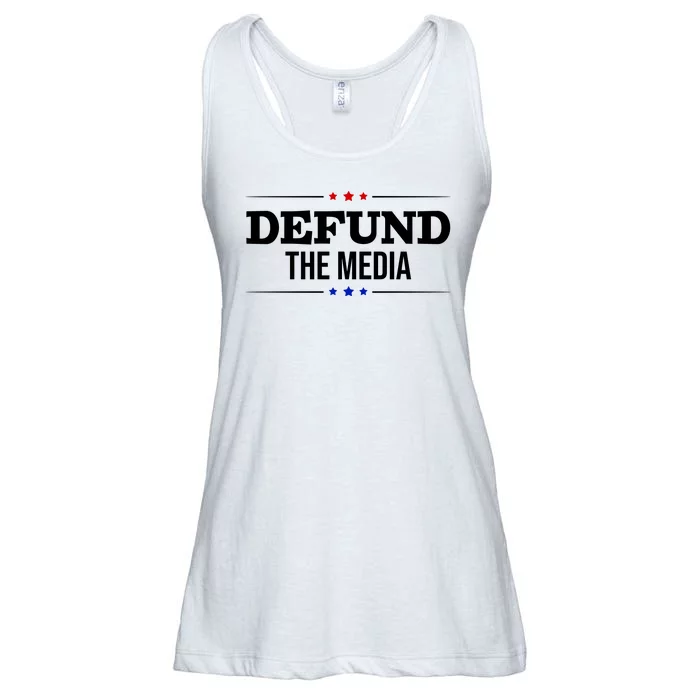 Defund The Media USA Ladies Essential Flowy Tank