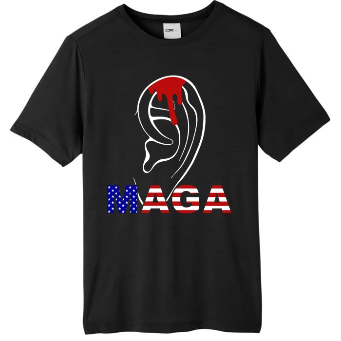 Donald Trump Maga Gun Shot To The Ear ChromaSoft Performance T-Shirt