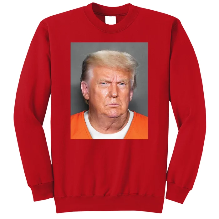 Donald Trump Mugshot MAGA 2024 Front & Back Front & Back Sweatshirt