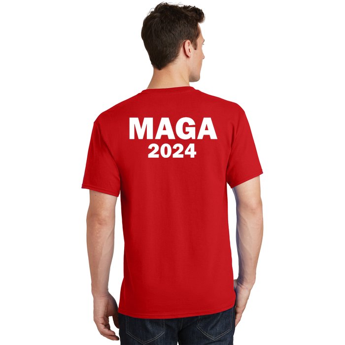 Donald Trump Mugshot MAGA 2024 Front & Back Front & Back T-Shirt