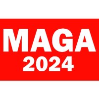 Donald Trump Mugshot MAGA 2024 Front & Back Bumper Sticker