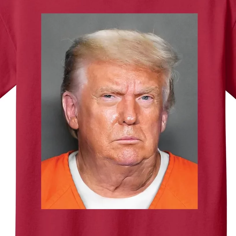 Donald Trump Mugshot MAGA 2024 Front & Back Front & Back Kids T-Shirt