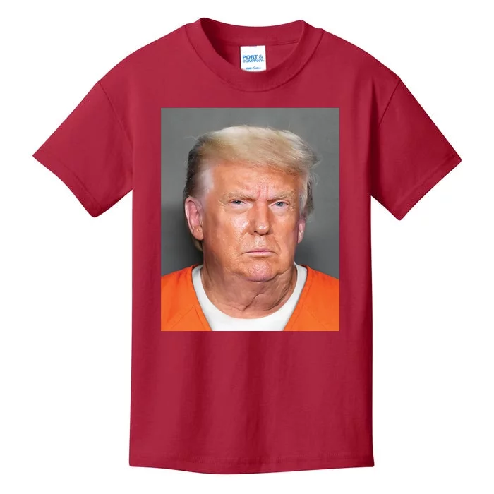 Donald Trump Mugshot MAGA 2024 Front & Back Front & Back Kids T-Shirt