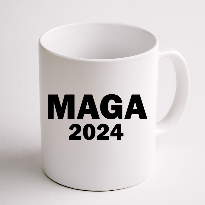 Donald Trump Mugshot MAGA 2024 Front & Back Front & Back Coffee Mug