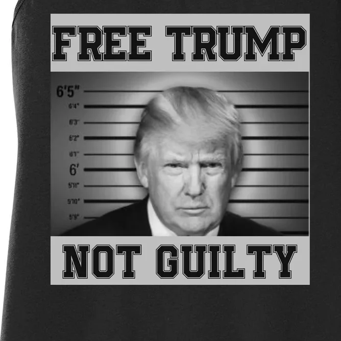 Donald Trump Mug Shot Legend Trump Mugshot 2024 Women's Racerback Tank