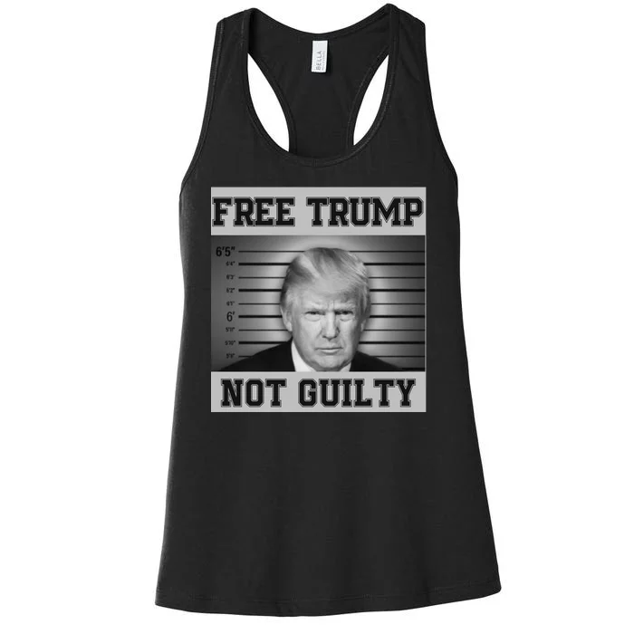 Donald Trump Mug Shot Legend Trump Mugshot 2024 Women's Racerback Tank