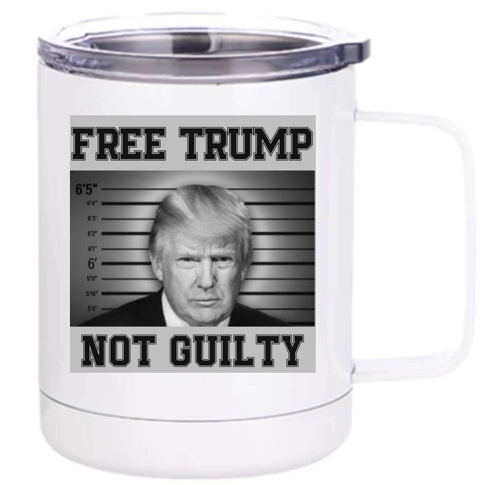 Donald Trump Mug Shot Legend Trump Mugshot 2024 Front & Back 12oz Stainless Steel Tumbler Cup