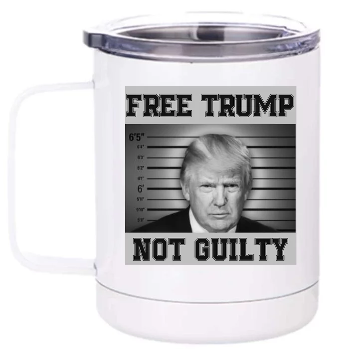 Donald Trump Mug Shot Legend Trump Mugshot 2024 Front & Back 12oz Stainless Steel Tumbler Cup