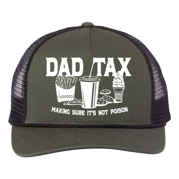 Dad Tax Making Sure Its Not Poison Retro Rope Trucker Hat Cap