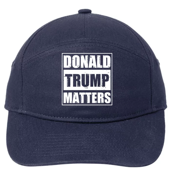 Donald Trump Matters Funny Straight Outta 7-Panel Snapback Hat