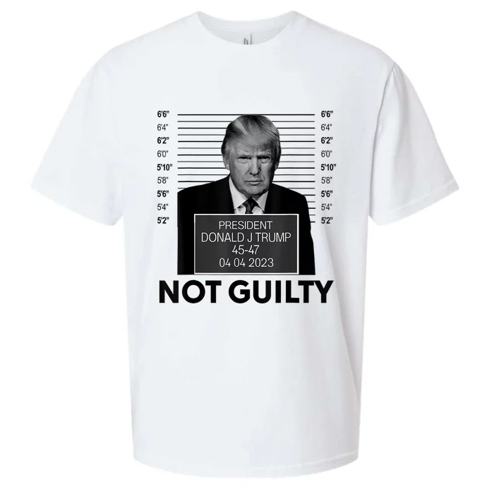 Donald Trump Mugshot Not Guilty Trump Supporter Sueded Cloud Jersey T-Shirt