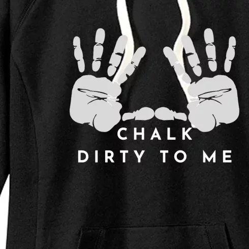 Dirty To Me Chalk Hands Women's Fleece Hoodie