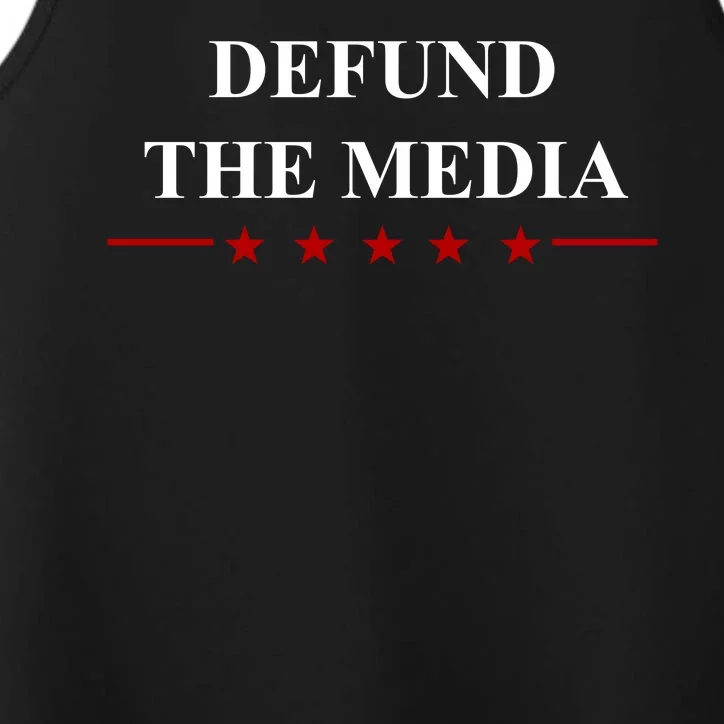 Defund The Media USA Star Performance Tank