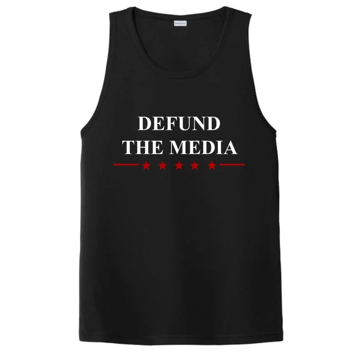 Defund The Media USA Star Performance Tank