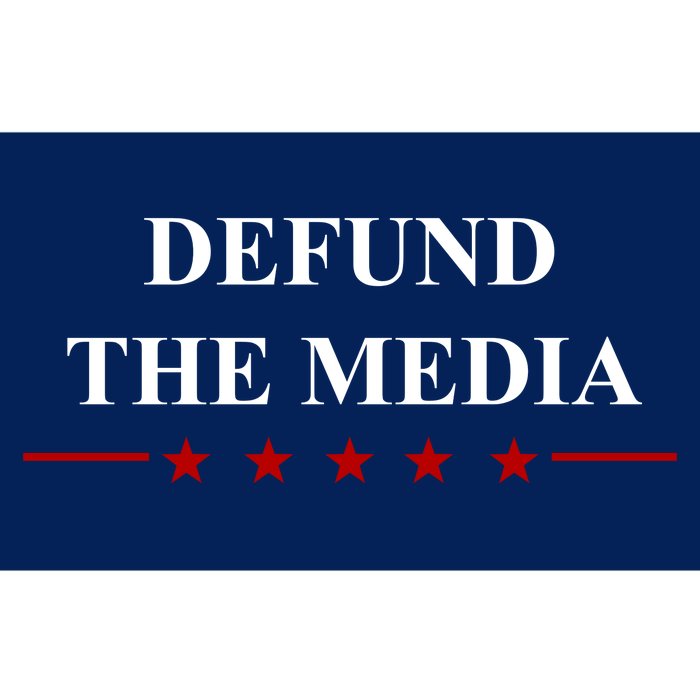 Defund The Media USA Star Bumper Sticker