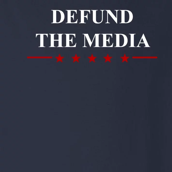 Defund The Media USA Star Toddler Long Sleeve Shirt