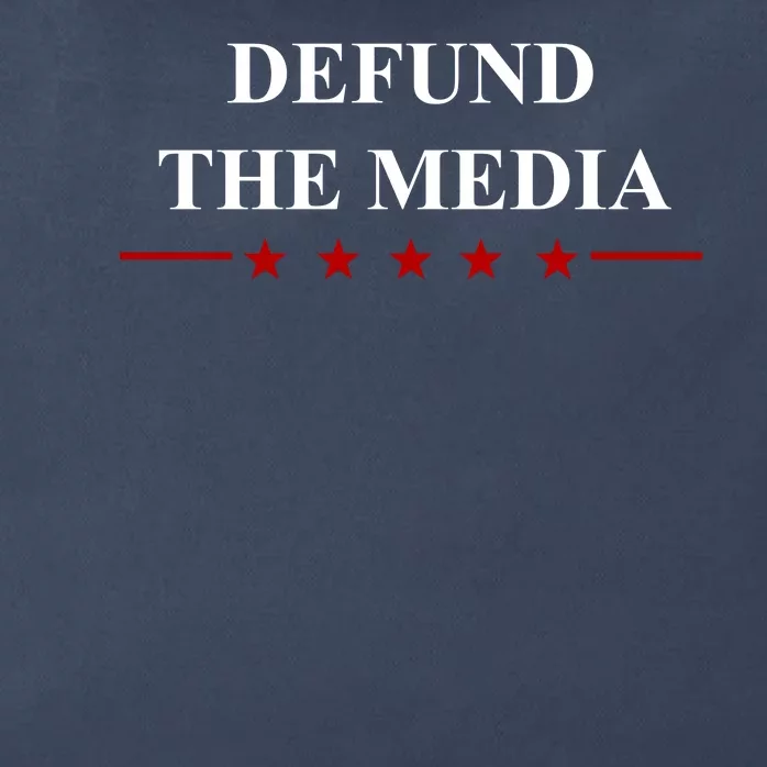 Defund The Media USA Star Zip Tote Bag