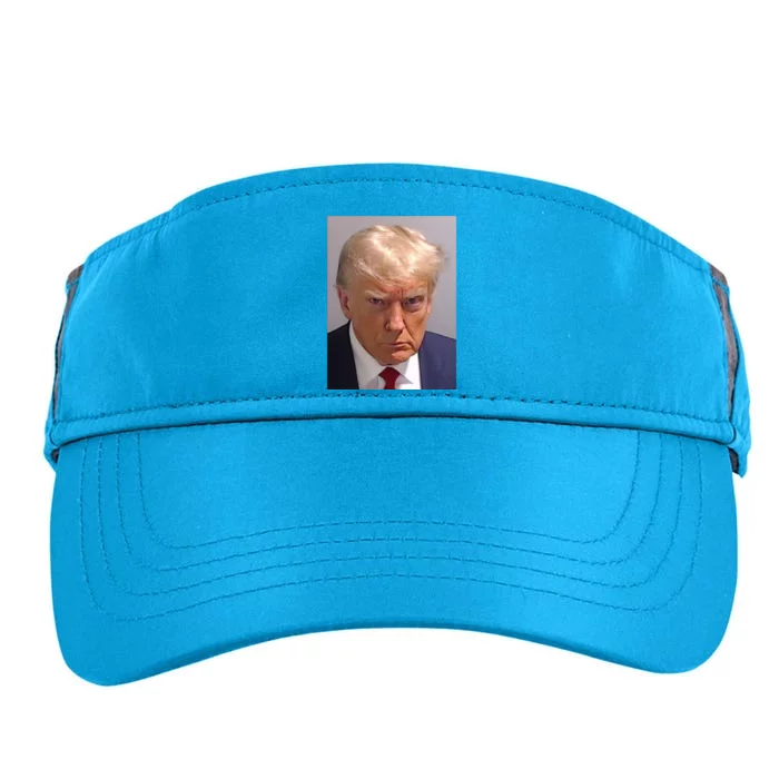 Donald Trump Mugshot Adult Drive Performance Visor