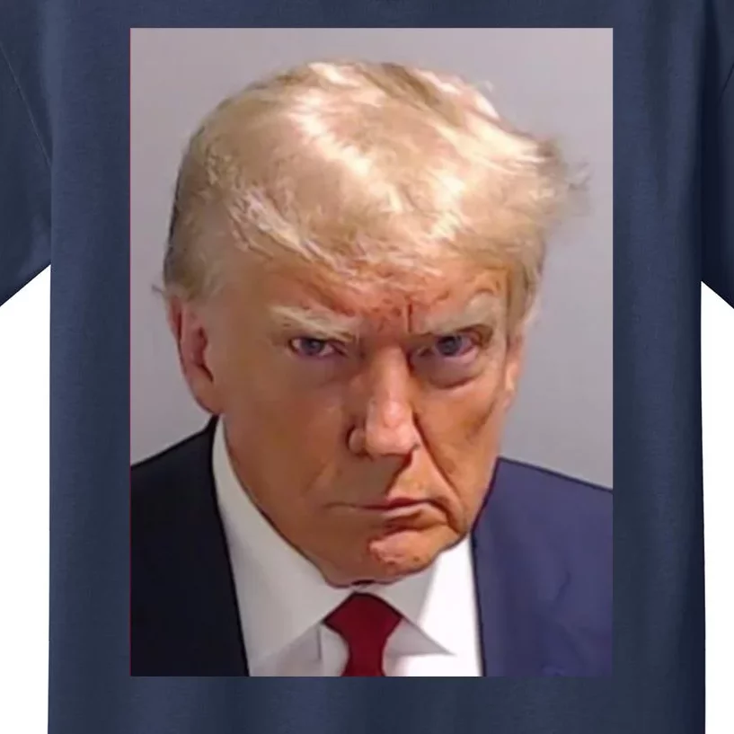 Donald Trump Mugshot Kids T-Shirt