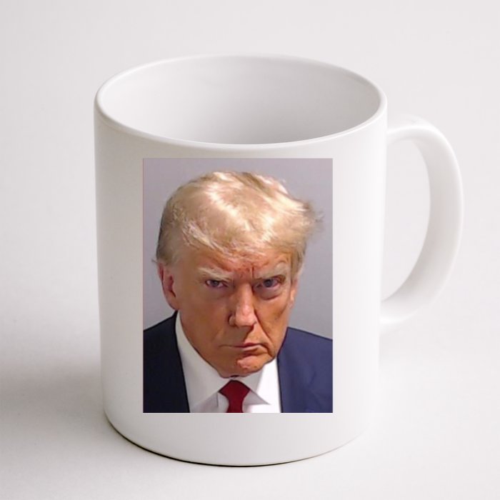 Donald Trump Mugshot Front & Back Coffee Mug