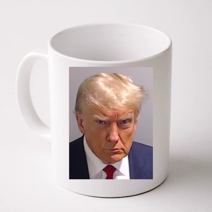 Donald Trump Mugshot Front & Back Coffee Mug