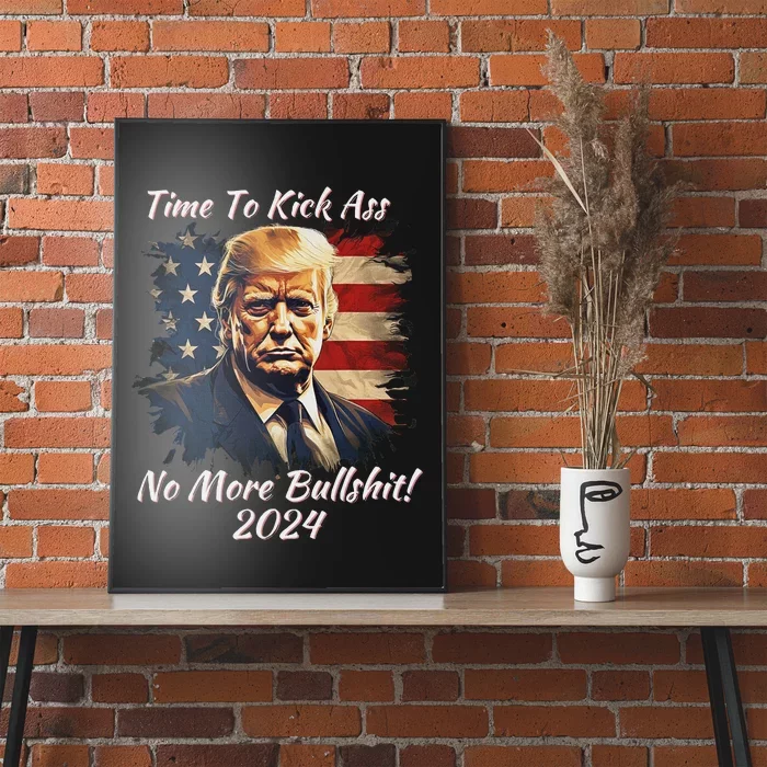 Donald Trump My President 2024 America Mug Shot Flag Funny Poster