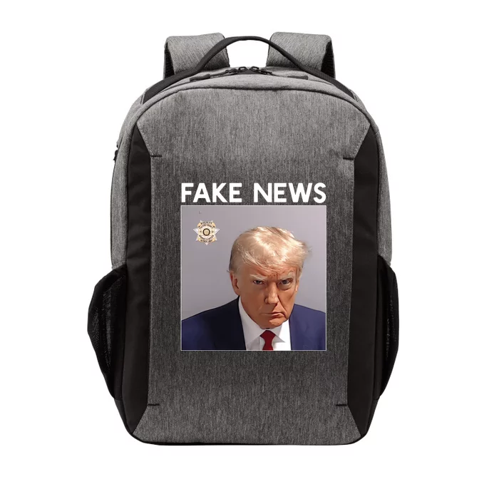 Donald Trump Mugshot | Trump Mug Shot Fake News Vector Backpack