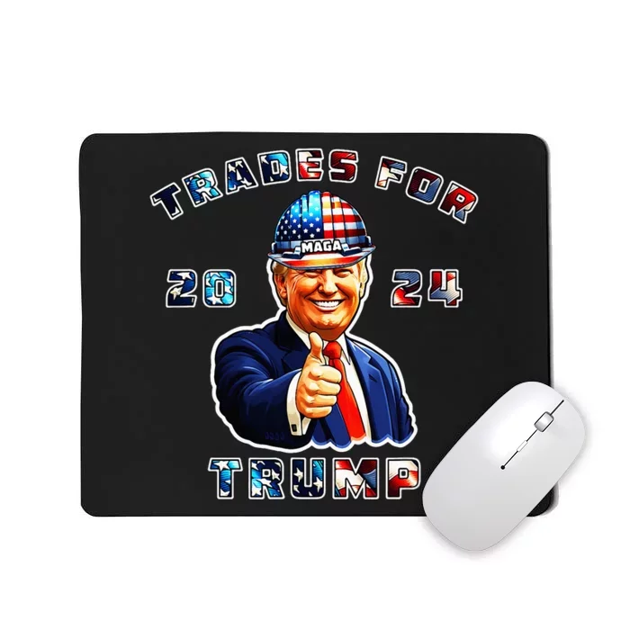 Donald Trump Maga IM Voting Trades For Trump 2024 Mousepad