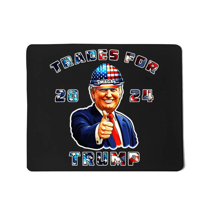 Donald Trump Maga IM Voting Trades For Trump 2024 Mousepad