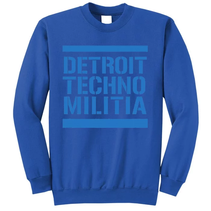 Detroit Techno Militia Blue Logo Sweatshirt