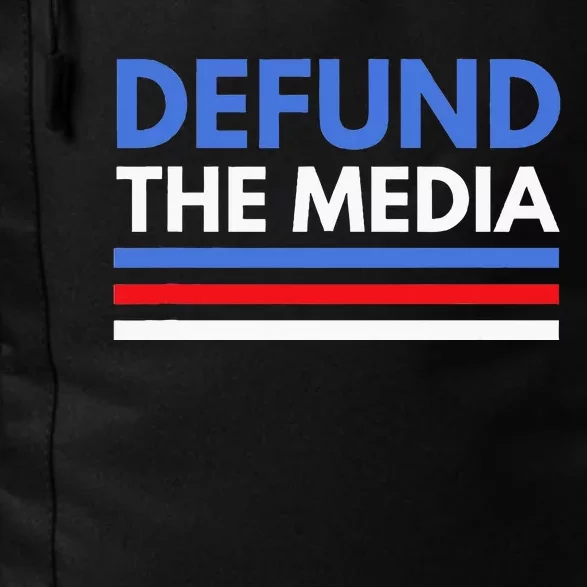 Defund The Media Funny Media Election Humor Daily Commute Backpack