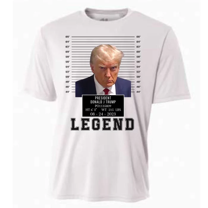 Donald Trump Mug Shot Donald Trump Legend Free Donald Trump Mugshot 2024 Cooling Performance Crew T-Shirt