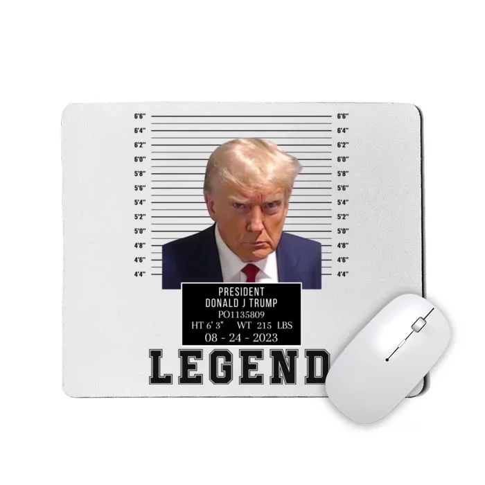 Donald Trump Mug Shot Donald Trump Legend Free Donald Trump Mugshot 2024 Mousepad