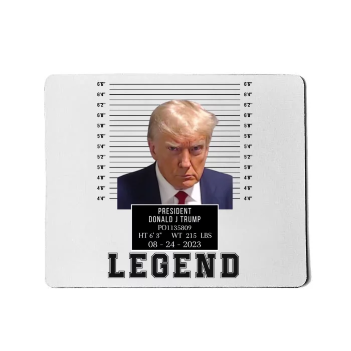 Donald Trump Mug Shot Donald Trump Legend Free Donald Trump Mugshot 2024 Mousepad