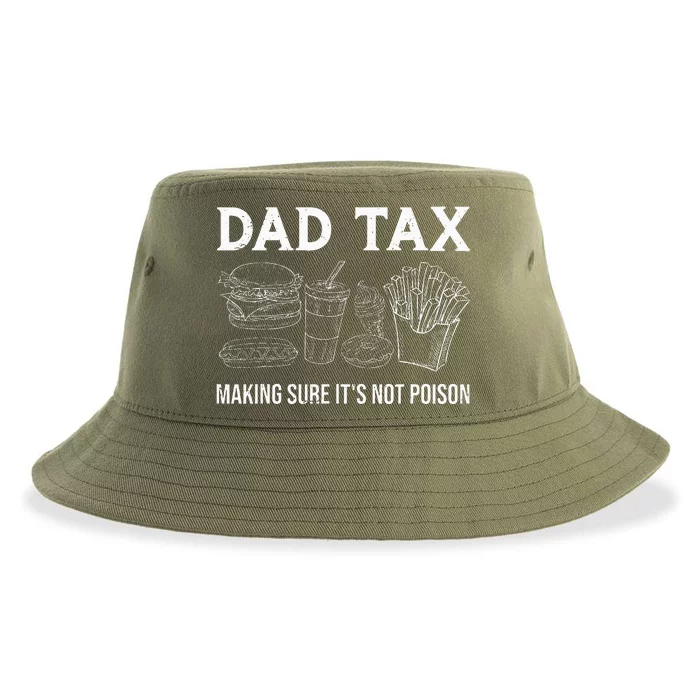 Dad Tax Making Sure Its Not P.O.I.S.O.N Fathers Day Sustainable Bucket Hat