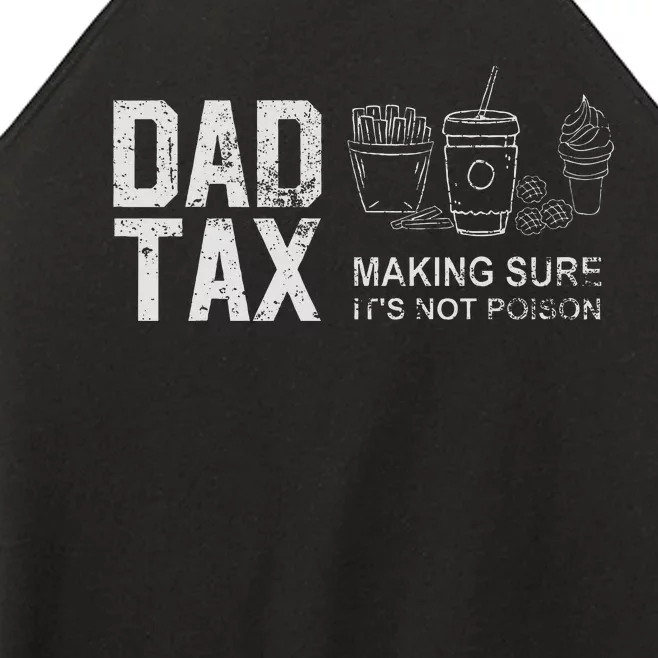 Dad Tax Making Sure Its Not P.O.I.S.O.N Women’s Perfect Tri Rocker Tank