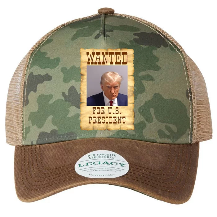 Donald Trump Mug Shot Wanted For US President Legacy Tie Dye Trucker Hat