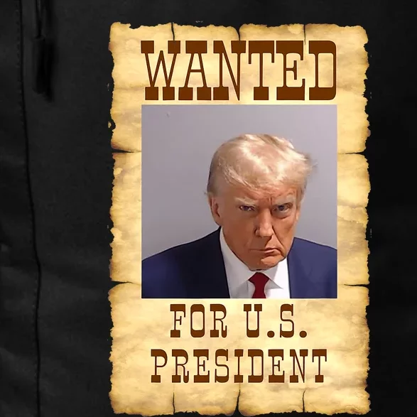 Donald Trump Mug Shot Wanted For US President Daily Commute Backpack