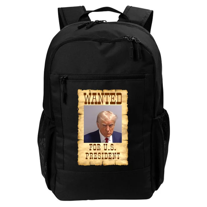 Donald Trump Mug Shot Wanted For US President Daily Commute Backpack