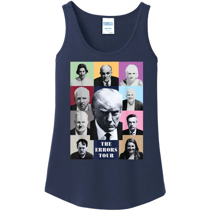 Donald Trump Mugshot Ladies Essential Tank