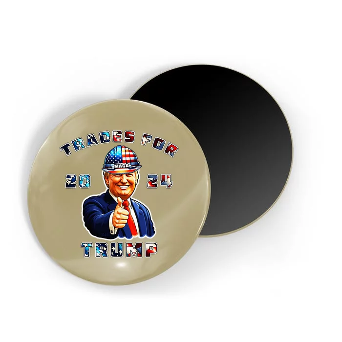 Donald Trump Maga IM Voting Trades For Trump 2024 Magnet