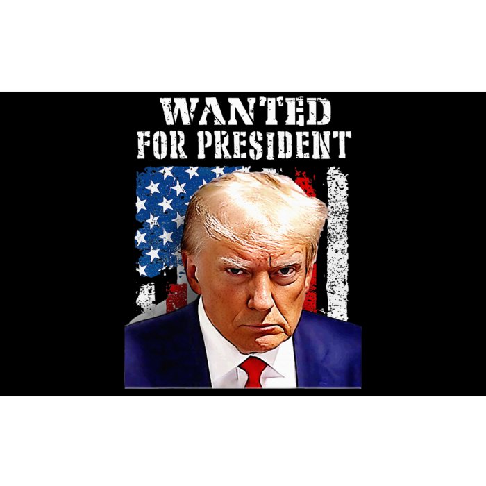 Donald Trump Mug Shot Wanted For U.S. President 2024 Bumper Sticker