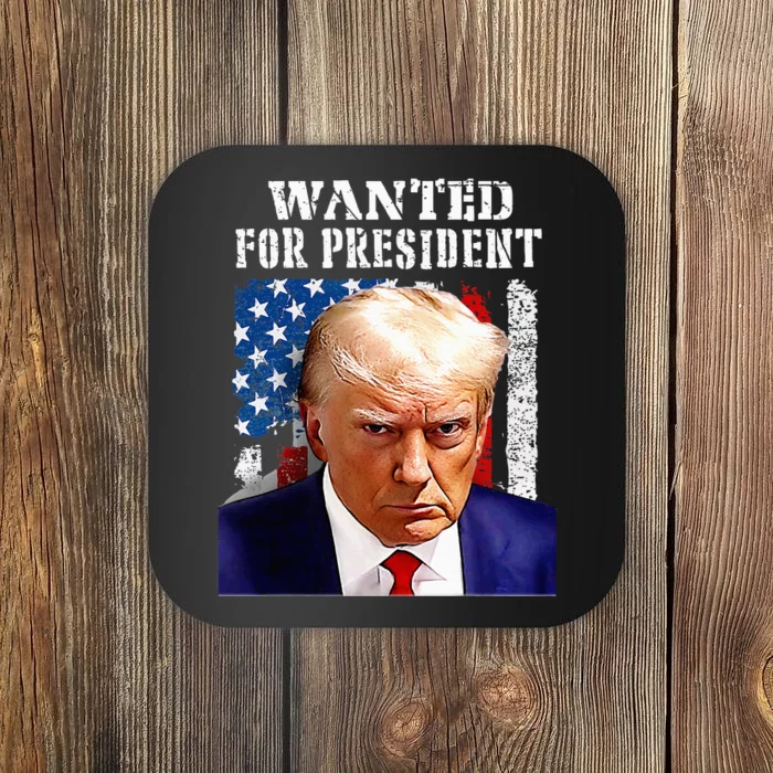 Donald Trump Mug Shot Wanted For U.S. President 2024 Coaster