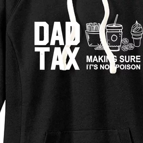 Dad Tax Making Sure Its Not Women's Fleece Hoodie